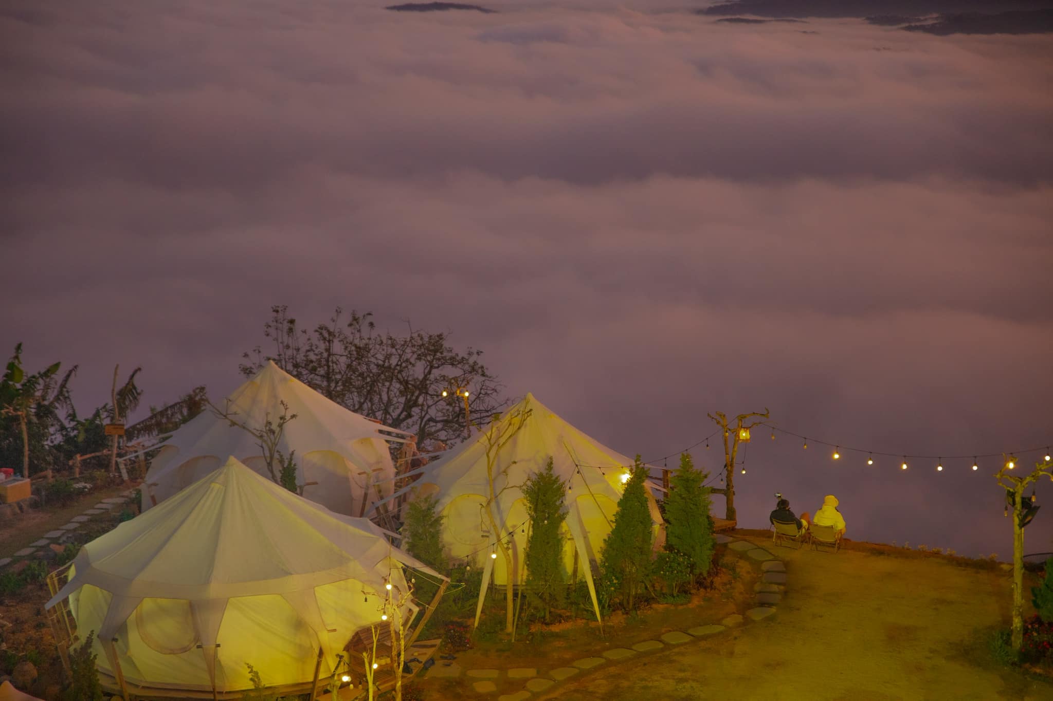 review cloud view glamping