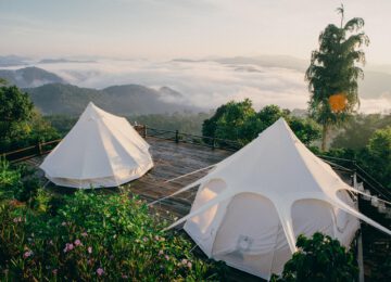 Tour Cắm Trại Cloud View Glamping Đà Lạt Lều Lotus VIP